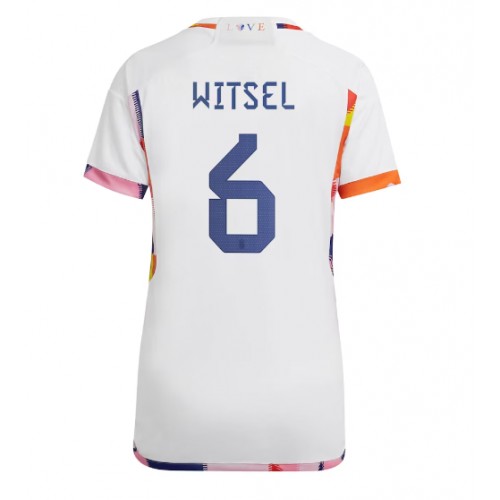 Fotbalové Dres Belgie Axel Witsel #6 Dámské Venkovní MS 2022 Krátký Rukáv